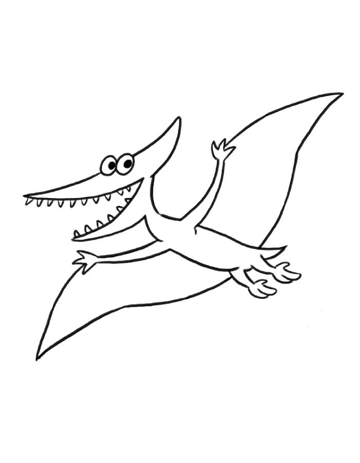 Pterodactylus Coloring Page