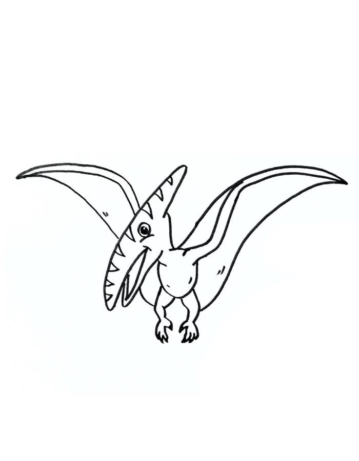 Quetzalcoatlus Coloring Page