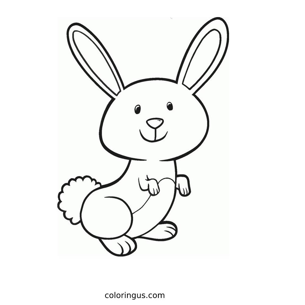 Rabbit  coloring page