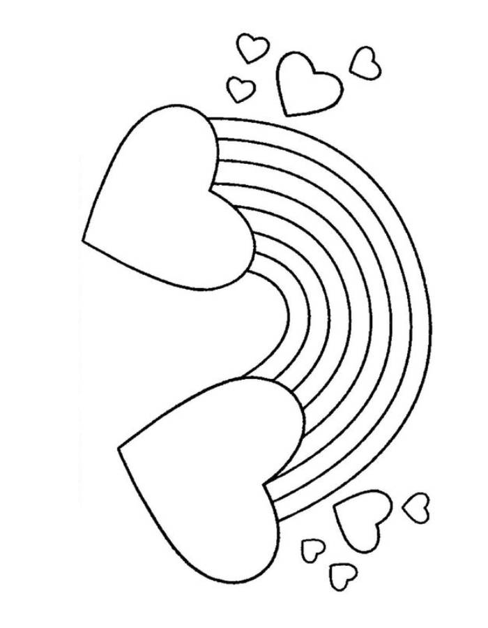 Heart Coloring Pages (Free Printable PDF)