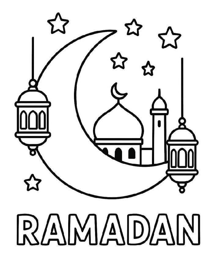 Ramadan Coloring Page
