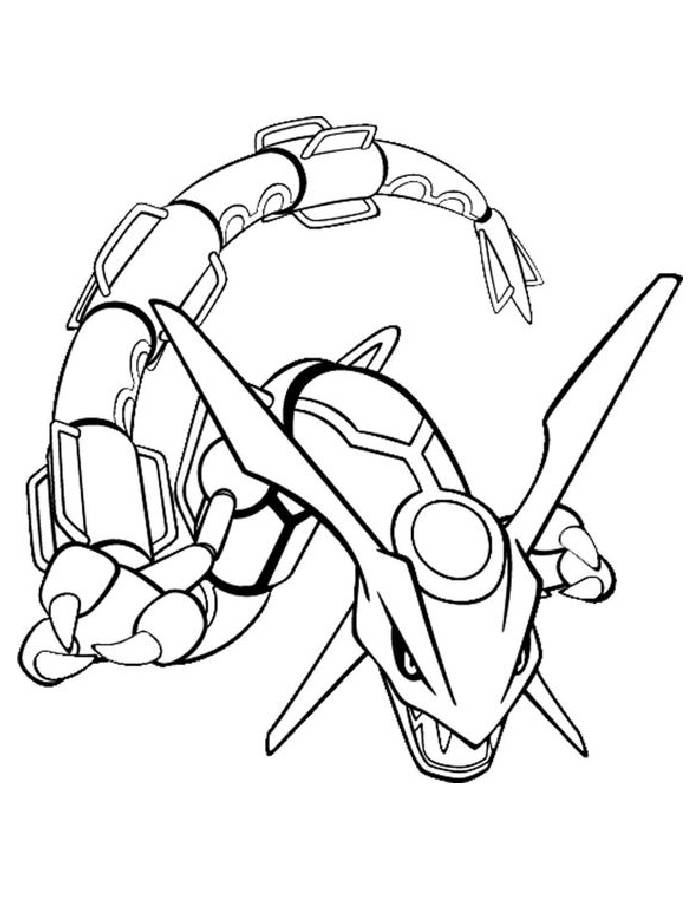 Rayquaza  coloring page