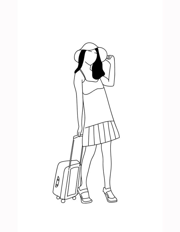 Realistic Fashion Coloring Page