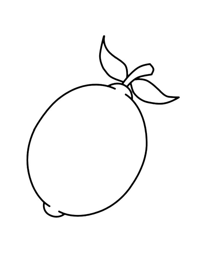 Realistic Simple Lemon