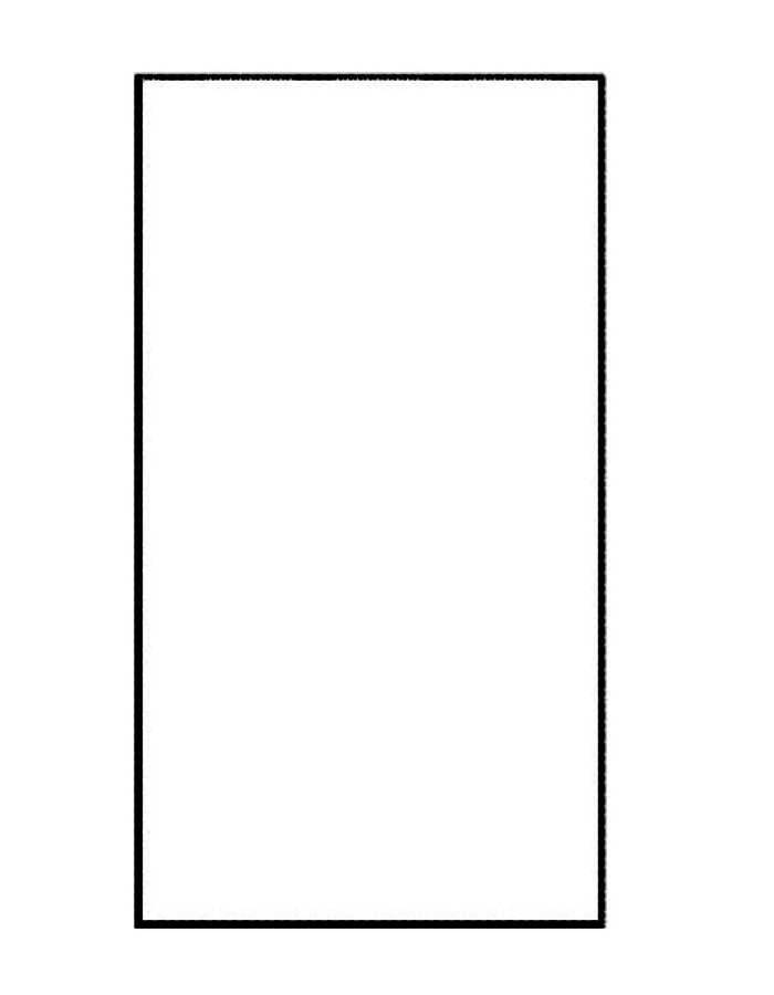 Rectangle Shape Coloring Page