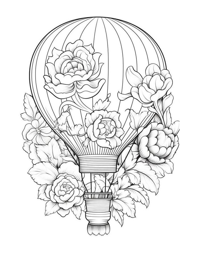 Relaxation Stress Relief For Adults Coloring Page