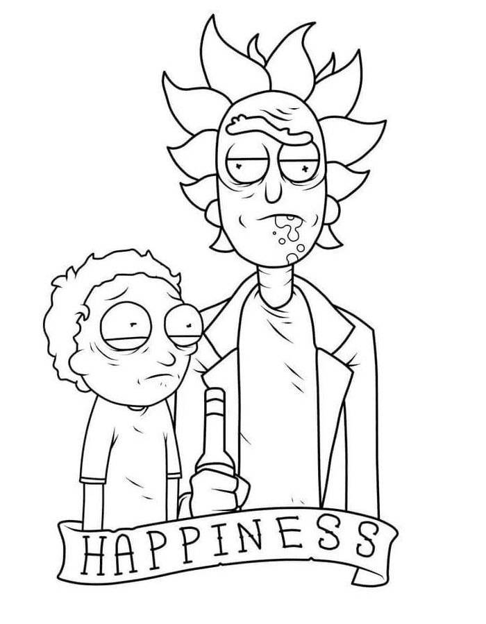Rick And Morty Printable Frame