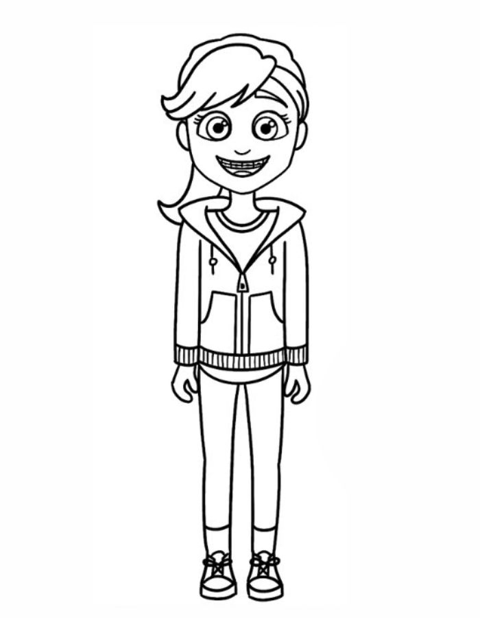 Riley Andersen Inside Out Coloring Page