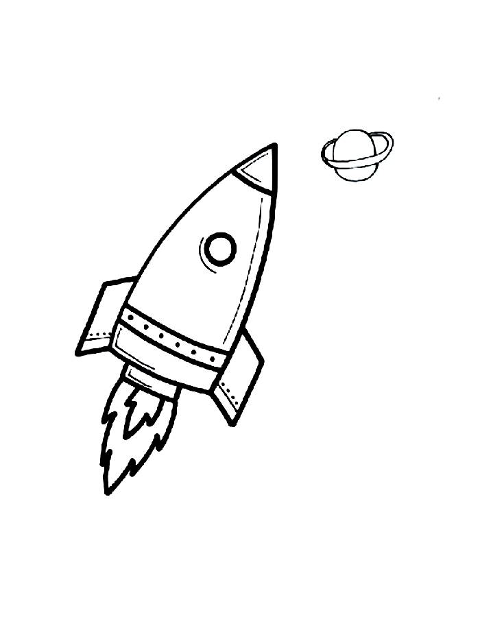 Rocket Ship In Space