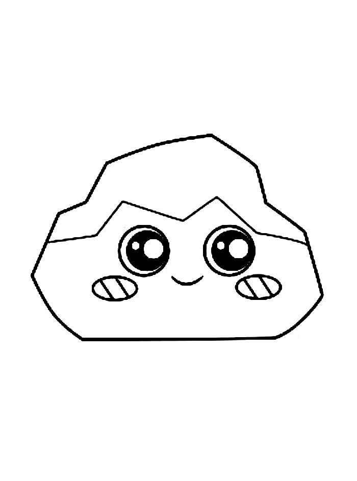 Rocky Lankybox Coloring Page