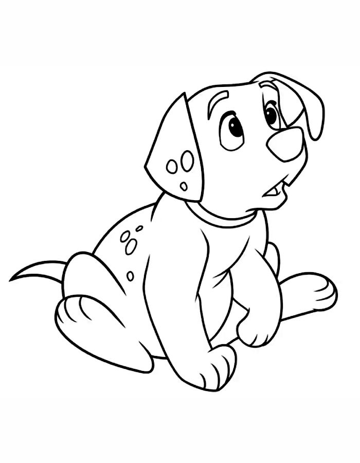 Rolly Dalmatian Puppy From 101 Dalmatians Coloring Page