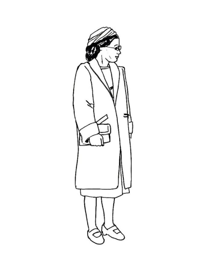 Rosa Parks Coloring Page