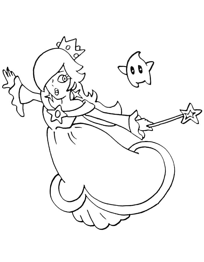 Rosalina  coloring page