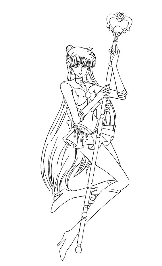 Sailor Moon Pdf Coloring Page