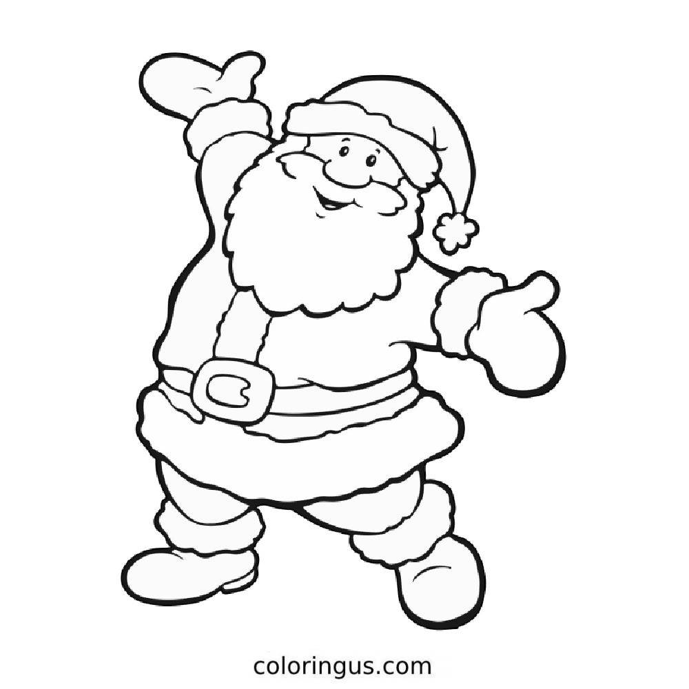 Do You Love Santa Coloring Page