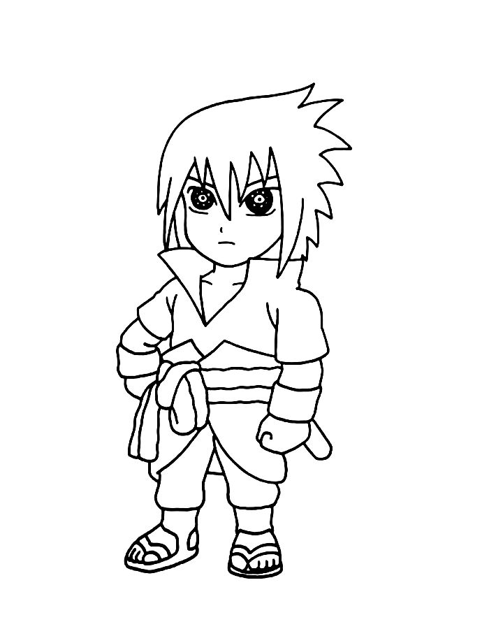 Sasuke  coloring page