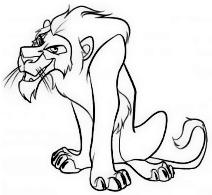 scar coloring pages