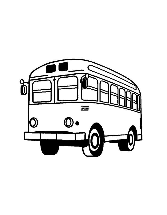 School Bus Printable