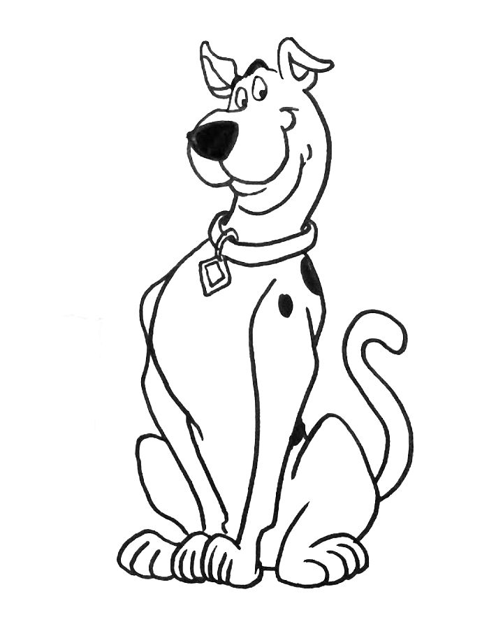 Scoobert Scooby Doo Coloring Page