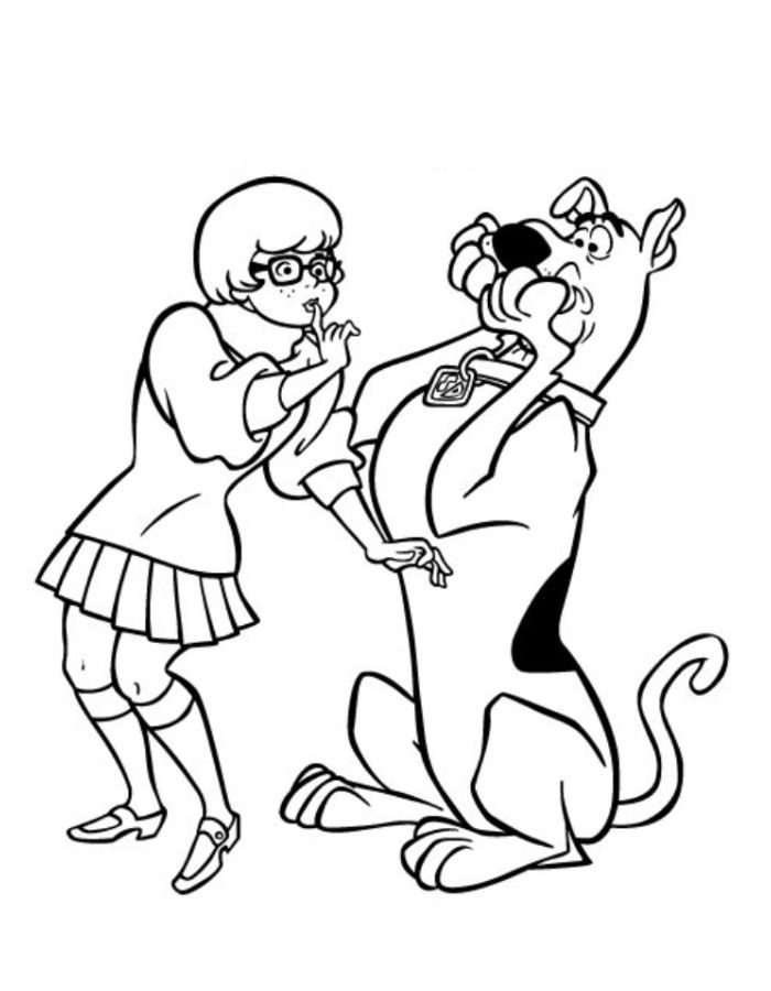 Scooby Doo Activity Sheets Coloring Page