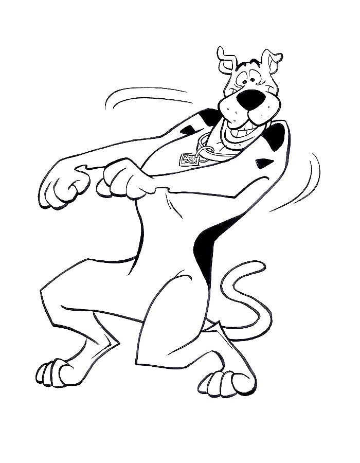 Scooby Doo Printable Images Coloring Page