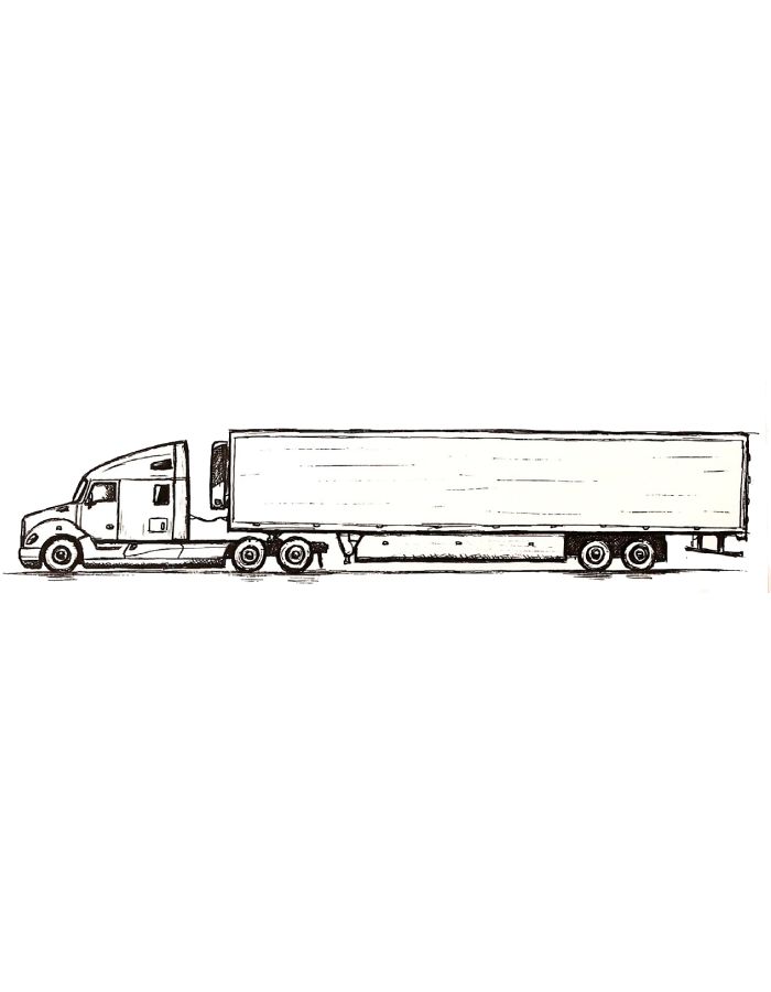 Semi Truck Printable For Kkids Semi Truck Printable For Kkids Coloring Page