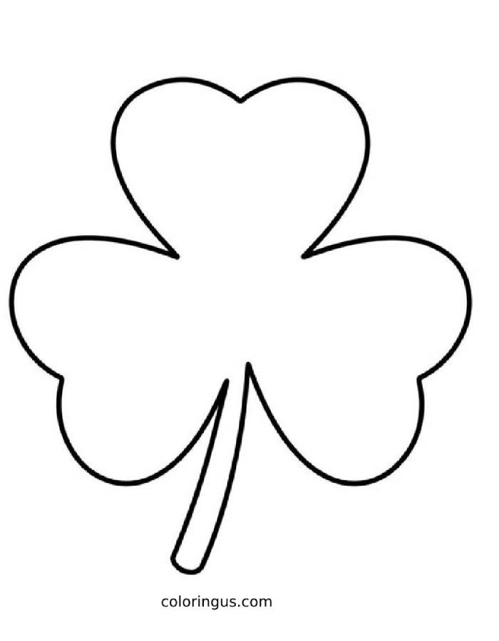 Shamrock Coloring Page