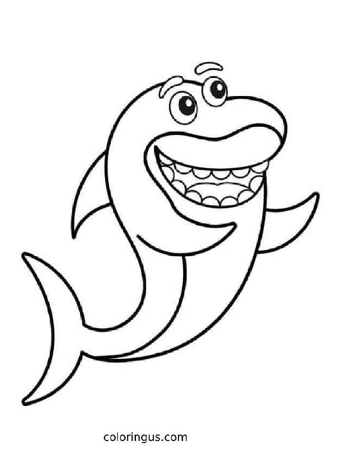 shark coloring pages