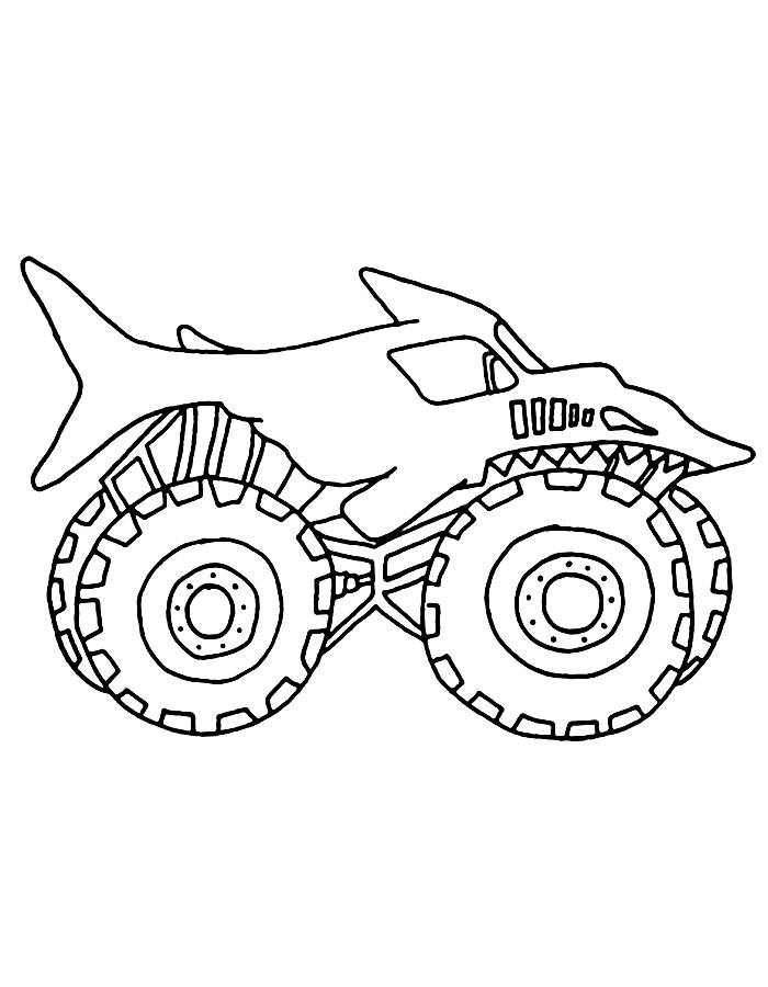 Shark Tank Drawing Coloring Page