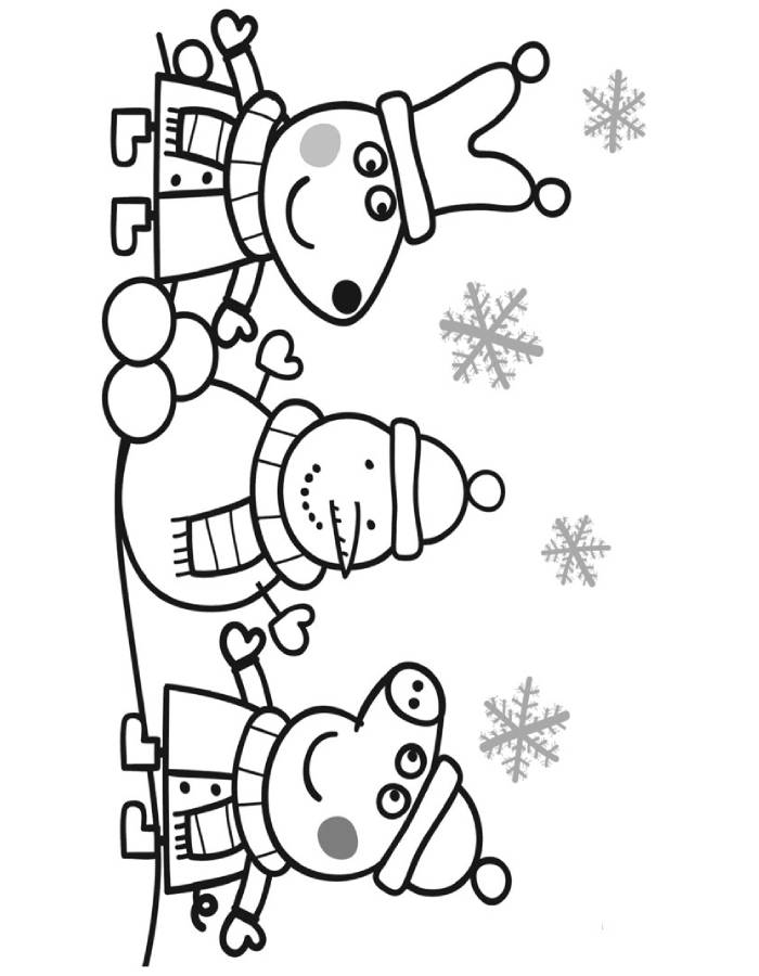 Sheets For Winter Coloring Page