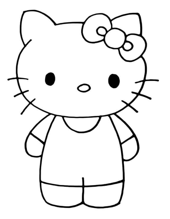 Hello Kitty Coloring Pages : Free Printable PDF Sheets
