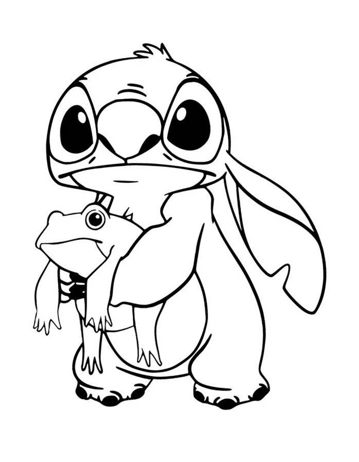 Simple Lilo And Stitch Pdf Simple Lilo And Stitch Pdf Coloring Page