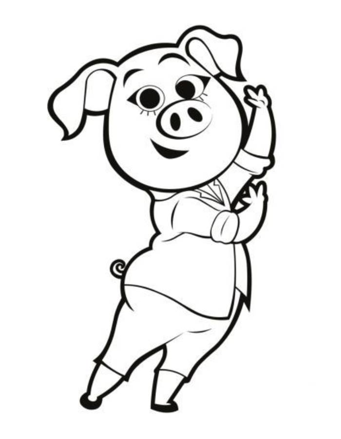 Sing  coloring page