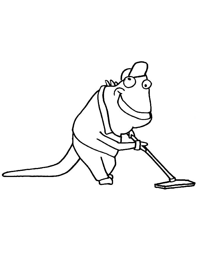 Sing Miss Crawly Coloring Page