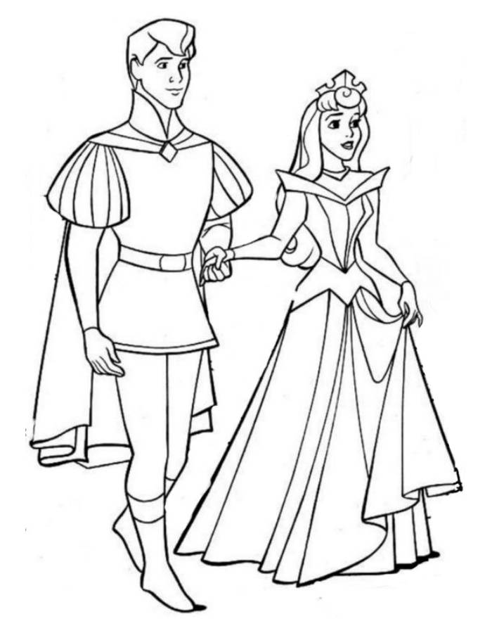 Sleeping Beauty  coloring page