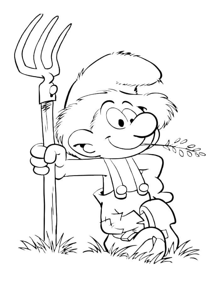 Smurf Picture To Print