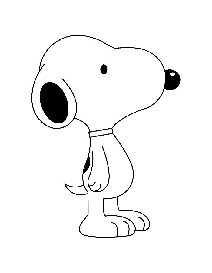 Snoopy Coloring Pages