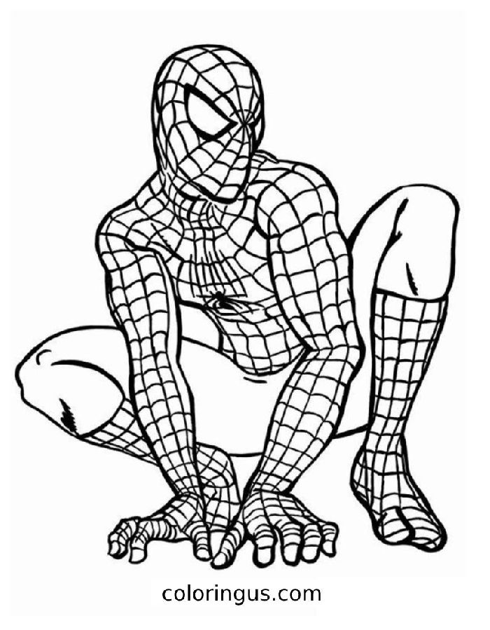 Spider Man Far From Home Coloring Page