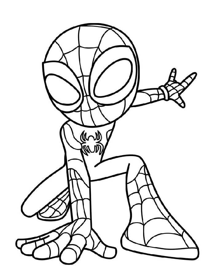 Spidey And His Amazing Friends Drawing Pdf For Kids