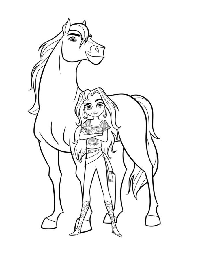Spirit Stallion Of The Cimarron Coloring Pages