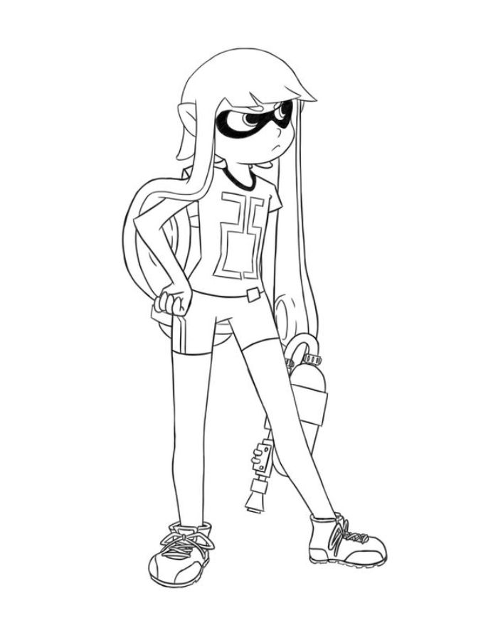 Splatoon  coloring page