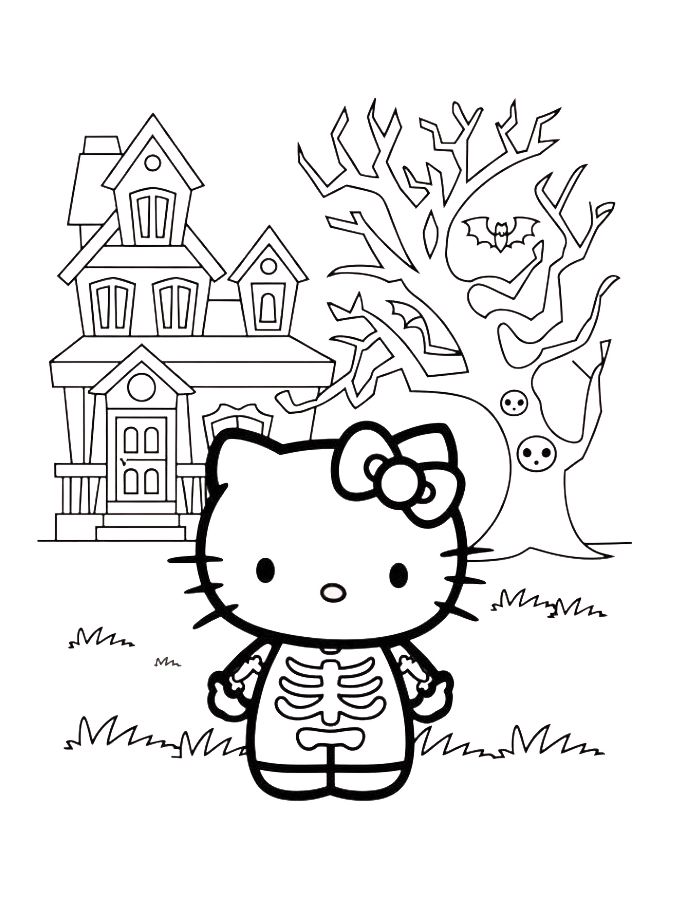 Spooky  coloring page