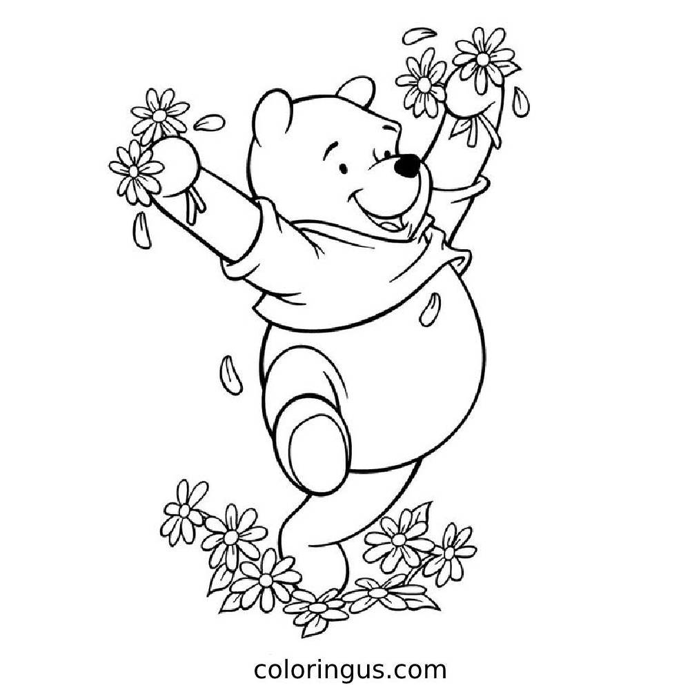 Spring For Kindergarten Coloring Page