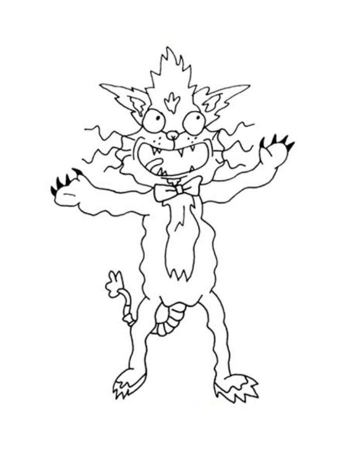 Squanchy Coloring Page