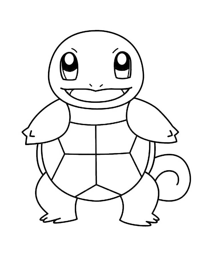 Squirtle Pokemon Anime Drawing