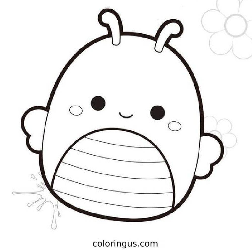 Free Squishmallow Coloring Page Free Printable PDF Free Squishmallow Coloring Page Free Printable PDF