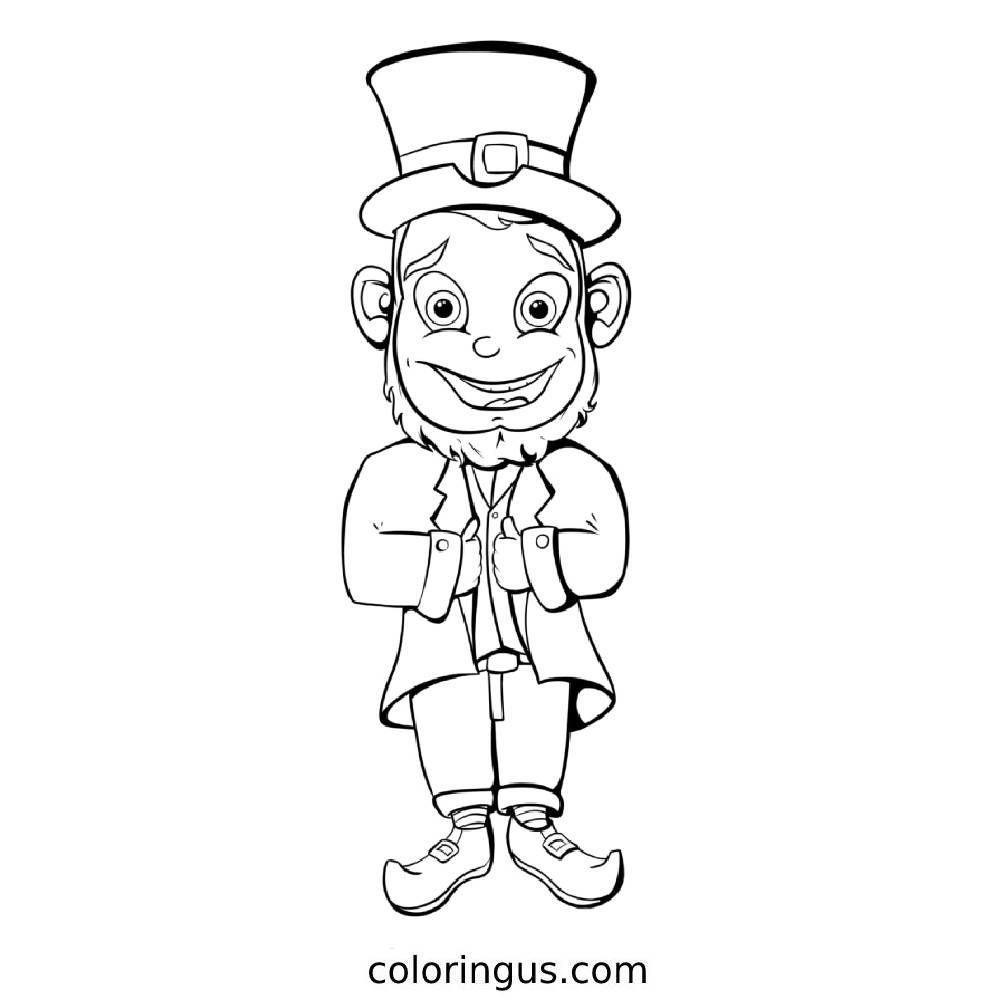 Honor Of St. Patrick's Day Coloring Page