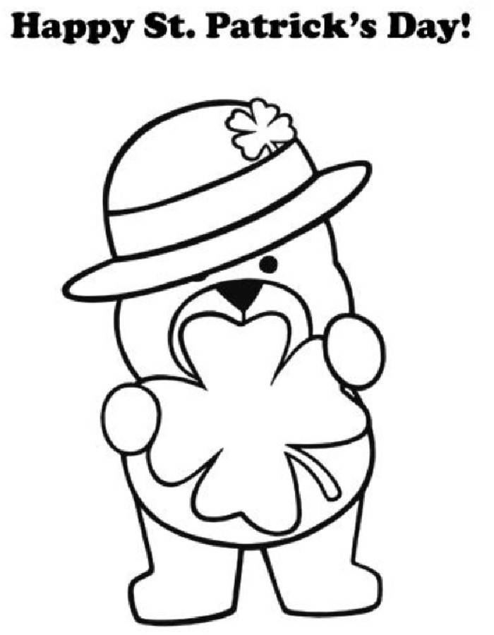 St Patrick's Day Pictures To Color Coloring Page