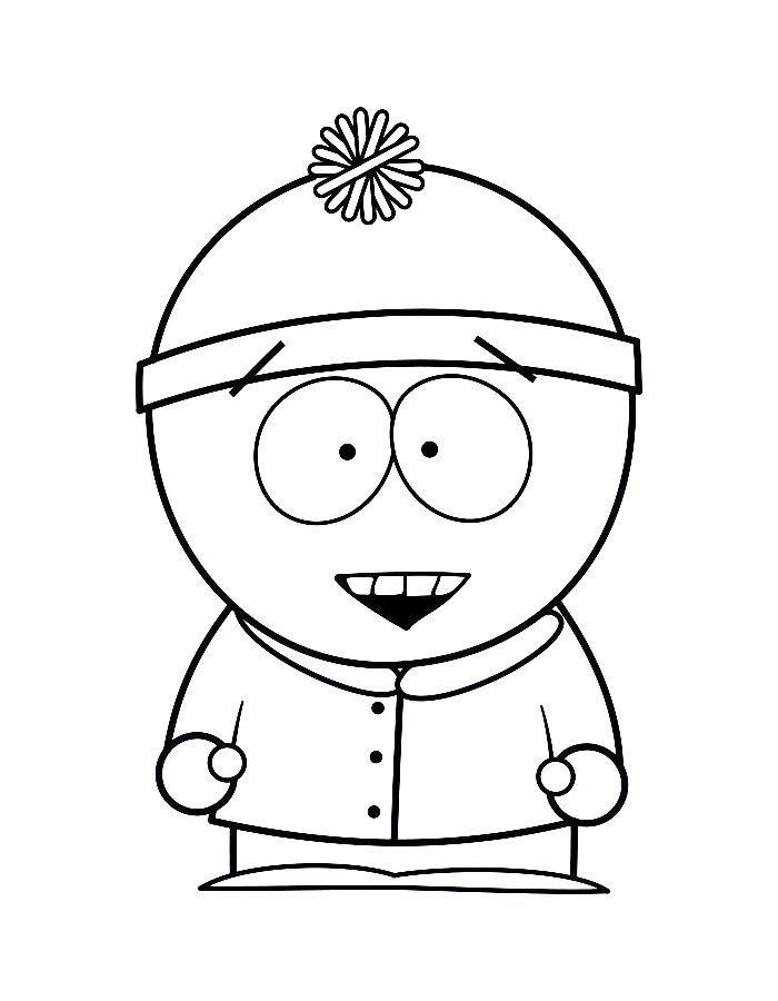 Stan Marsh Coloring Page