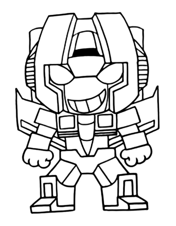 Starscream Transformers Coloring Page